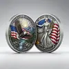 Transfronteiriça Estados Unidos 250º Dia da Independência Liga de Alumínio Medalha Comemorativa Colecionável Lembrança Moeda Comemorativa Nova em Relevo 3D
