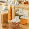 Contenedor de Arroz Sellado, Tarro de Almacenamiento a Prueba de Insectos y Humedad, Caja de Arroz, Contenedor de Harina, Granos Varios, Contenedor de Almacenamiento para Comida de Gato y Perro, Almacenamiento Estilo Japonés