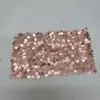 Tecido de Renda Densa com Bordado de Lantejoulas em Malha 3mm Toalha de Mesa Cobertura de Parede Vestido de Noiva DIY Roxo Taro