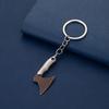 Nuevo Llavero de Mini Hacha Hacha Moral Fu Cuchillo Expreso Cuchillo para Llaves Accesorios Colgantes No Plegables Creativo