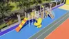 Escorregador de Jardim Equipamento de Playground Externo Brinquedos e Instalações de Entretenimento para Jardim Escorregador Infantil de Aço Inoxidável