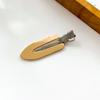 Mona misma textura metal clip sin costuras Chica Red Social maquillaje pinza de pico de pato pinza lateral Pinza dorada para flequillo japonés