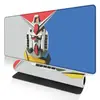 Mouse Pad Grande de Jogo Gundam Desenho Animado para Meninos Borda Travada Tapete de Mesa Antiderrapante Borracha Mouse Pad Resistente à Sujeira Borracha Natural