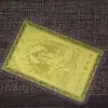 Xizang Lhasa Nuevo Zakiram Artesanías de Tarjeta Dorada Pegatina para Teléfono Móvil de Tarjeta Dorada Suministros de Equipaje de Mano de Xizang