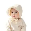 Gorro para Bebés y Niños Pequeños Estilo Primavera y Otoño, Protector para la Fontanela, Gorro Cálido para Bebés Niñas, Dulce Gorro de Palacio de Princesa para Bebés de Pocos Meses, Otoño e Invierno