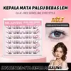 Seis Pares de Cílios Postiços Autoadesivos, Sem Cola, Sem Remoção, Estilo Dente-de-Leão, Alta Qualidade, Ultra-Macios, Mesmo Estilo dos Populares, Mais Vendido no Exterior