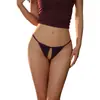 Roupa Íntima Sexy Europeia e Americana, Sexy Transparente com Abertura no Gancho, Não Precisa Tirar, Tanga Quente, Sedução na Cama, Tanga com Corrente de Cintura Baixa