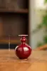 Jingdezhen Novo Estilo Chinês Langhong Cerâmica Pequeno Vaso Acomodação Doméstica Sala de Estar Arranjo de Flores Hidropônicas Ornamento Decorativo de Mesa