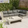 Design Escandinavo Banqueta de Lazer em Cimento Moderna para Jardim Exterior Concreto Aparente Sofá Deck Personalização