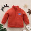 Jaqueta Infantil Outono e Inverno, Estilo Europeu e Americano, Jaqueta Baseball para Meninos e Meninas, Gola Alta, Jaqueta para Bebê, Casaco de Manga Longa