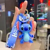 Especializados en la Producción de Muñeco de Dibujos Animados de Goma Blanda de PVC Ecológico Llavero Colgante Stitch Llavero de Empuje al Piso Pequeño Regalo