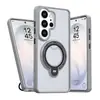 Adecuado para Samsung S26Ultra Phantom Soporte Magnético, Funda de Teléfono Magnética con Sensación Similar a la Piel, Cubierta Protectora Anticaídas S25Ultra