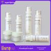 Frasco de loção com aplicador duplo frasco spray frasco de creme esfoliante frasco cosmético frasco dentro de frasco conjunto da série em estoque