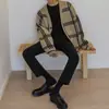Moda Coreana Otoño e Invierno 2025 Chaqueta de Estilo Perezoso de Moda Suéter Holgado Versátil Nuevo Cardigan de Moda para Hombre Suéter de Punto