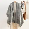 Bufanda de Invierno de Imitación Cachemir Moda Clásica Vintage 2026 para Mujer, Chal de Oficina, Calentador de Cuello Versátil y Cálido
