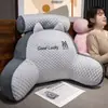 Fresco y Refrescante Soporte Lumbar con Forma de Haba Helada Cojín para Cabecera de Cama Animales Lindos Dinosaurio Conejo Delfín Adorable Dibujo Animado