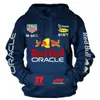 Moletom com Capuz e Zíper F1 Racing Team Comércio Exterior, Roupa de Trabalho Quente para Clube, Fornecimento Direto do Fabricante