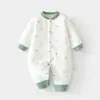 Mameluco de Algodón Acolchado para Bebé de 40g, Bata Acolchada de Algodón para Otoño e Invierno sin Huesos, Traje Delgado de Algodón Engrosado para Gatear para Niños