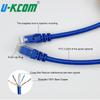 Categoria 6 Gigabit Network Jumper Unshielded CAT6 Finished Twisted Pair 6 Oxygen-Free Copper 8-Core 1 m Categoria 6 Cabo de Rede