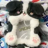 Libro Rojo Mismo Estilo Perrito Batido Peluche Porta Tarjetas para Tarjeta de Comida y Tarjeta de Autobús 3 Pulgadas Pequeño Almacenamiento de Tarjetas Estuche Protector Bolso Colgante