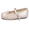 Primeiro Encontro: Nova Coleção Primavera/Verão 2026 - Sapatilhas Femininas de Cetim com Bico Quadrado Estilo Ballet, Perfeitas para Combinar com Saias, Estilo Mary Jane