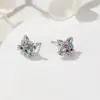 Los Pendientes de Unicornio Más Vendidos de Amazon Pendientes de Regalo Pendientes de Gatito de Dibujos Animados Joyería de Animales Pequeños Accesorios Festivos