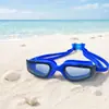 Gafas de Natación Impermeables para Adultos de Comercio Exterior Transfronterizo al por Mayor, Gafas de Esquí Antivaho de Alta Definición, Gafas de Natación Galvanizadas, Gafas de Esquí