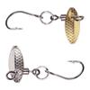 Accesorios de metal Micro Luya al por mayor, lentejuelas giratorias con gancho de boca de caballo, gancho de lentejuelas de metal dorado y plateado