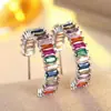 Cao Shi Venta Caliente Transfronteriza Pendientes Coloridos y Vibrantes para Mujer Dopamina Dulce Uso Esencial Moda Personalizada Estilo Popular