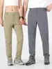 Pantalones de Secado Rápido para Deportes al Aire Libre de Verano para Hombre Impermeables Transpirables Elásticos Pantalones de Senderismo Overoles Pantalones de Asalto para Mujer Pantalones de Senderismo de Secado Rápido