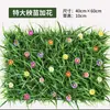 Paredes de Plantas Simuladas, Céspedes Artificiales, Decoraciones de Paredes Verdes con Plantas, Paredes de Fondo, Flores Artificiales, Césped Verde de Plástico Artificial al por Mayor