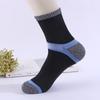 Meias de Cano Médio para Homens, Primavera e Verão, Meias Esportivas de Algodão Antiderrapantes com Amarração na Cintura, Meias para Adultos, Meias Atacado para Homens, Meias de Zhuji
