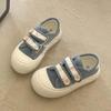 Zapatillas Transpirables de Moda para Mujer 2025 Nuevos Zapatos Blancos de Suela Gruesa Lona Fina Elegantes Zapatos de Pan