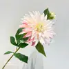Flor artificial rosa flor de boda diseño de sala de bodas guía de flores para el camino flor interior flor de seda flor artificial exhibición en jarrón fila de flores