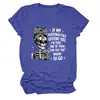 Si Mis Personalidades Amazon Ebay Sitio Independiente Camiseta de Manga Corta con Cuello Redondo de Moda y Única para Mujer