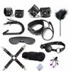 Sm Divertido Juego de Diez Piezas de Juguetes Sexuales para Adultos de Cuero Peluche, Accesorios de Bondage, Suministros para Coqueteo en Pareja al por Mayor