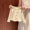 Camiseta de Manga Larga para Niña Estilo Primavera y Otoño 2026 Nuevo Elegante Top Infantil Ropa de Princesa para Bebé Capa Base de Otoño