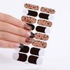 Zhengxiang Comercio Exterior Transfronterizo Pegatinas para Uñas Estilo Japonés Película de Esmalte de Uñas con Lámina Dorada Impermeable Pegatinas para Uñas de Celebridad de Internet Juego Completo Venta al por Mayor Personalización