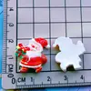 Série de Natal Filhote de Cachorro Árvore de Natal Velho Bola de Cristal Grampo de Cabelo Elástico de Cabelo Pegador Capa de Celular Acessórios de Resina DIY