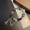 Pulsera de Zorro Espiritual de Cuatro Polos Diseño Estilo Chino Venta al por Mayor Muy Vendida Estilo Antiguo Derivado de Tu Shan Pulsera de Puestos de Mercado Nocturno con Cuentas