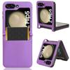 Adecuado para funda de teléfono móvil Samsung Z Flip8, Funda de cuero para teléfono móvil Galaxy Z Flip 6/5/4, Funda protectora con patrón de diamante