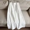 2026 Pantalones de Verano Delgados con Cremallera, Estilo Artístico Elegante, Pantalones de Globo, Pantalones de Abuela, Pantalones de Tres Cuartos para Mujer, Venta al por Mayor B4AK6811