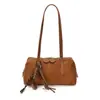Bolso de axila de nicho estilo coreano para mujer, nueva colección principios de otoño 2026, bolso Boston retro tipo almohada, gran capacidad, de mano y al hombro