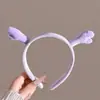 Faixa de Cabeça para Lavar o Rosto Outono e Inverno para Mulheres, Acessório de Cabelo Fofo, Faixa de Cabeça Divertida para Lavar o Rosto, Faixa de Cabeça de Pelúcia Antiderrapante, Acessório de Cabelo