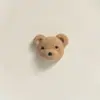 Novos acessórios de cabeça de urso flocado outono/inverno: presilhas de cabelo DIY, elásticos de cabelo, acessórios de cabeça, decorações para capas de celular e acessórios de vestuário