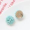 Parche de flores con cuentas de color macarrón, ideal para hacer tú mismo, joyería hecha a mano, pendientes, accesorios, material