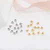 Hebilla de cuentas de posicionamiento hecha a mano Accesorios de cuentas DIY Oro de bolsa de 14K Clip para collar y pulsera Hebilla de posicionamiento redonda Hebilla de cierre