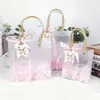 Bolsa de Regalo para Festival Souvenir Guardería Regalo de Cumpleaños para Niños Ceremonia de Apertura Bolsa de Tote Transparente para Boda