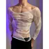 Lencería Sexy Loubei 2025 Nuevo Pijama de una Pieza para Hombre con Cara Abierta o Sexy de Malla Transparente Lencería de Tentación