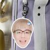Chen Ze llavero acrílico de doble cara con fondo blanco colgante para mochila soporte para imagen periférica mismo estilo TikTok